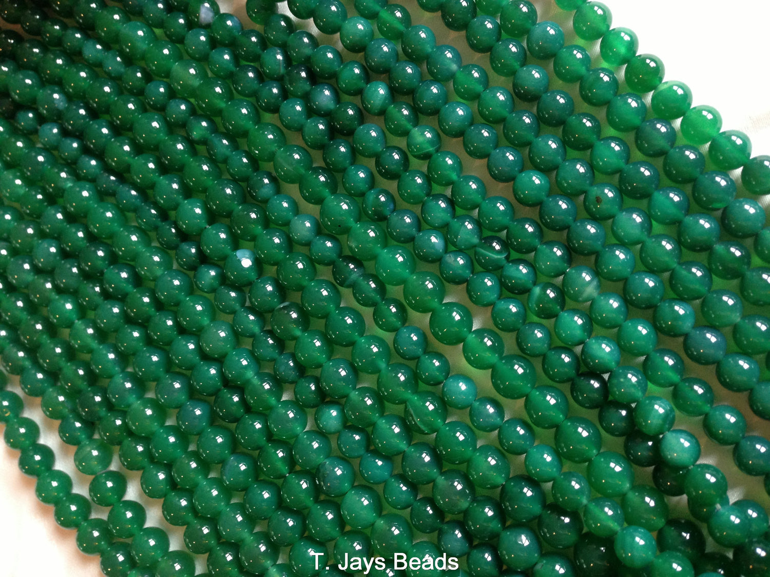 Green Onyx | Round Beads | 10mm