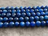8mm Blue (Stabilised) Kyanite Round Beads