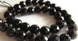 Faceted Black Onyx Beads - 6mm