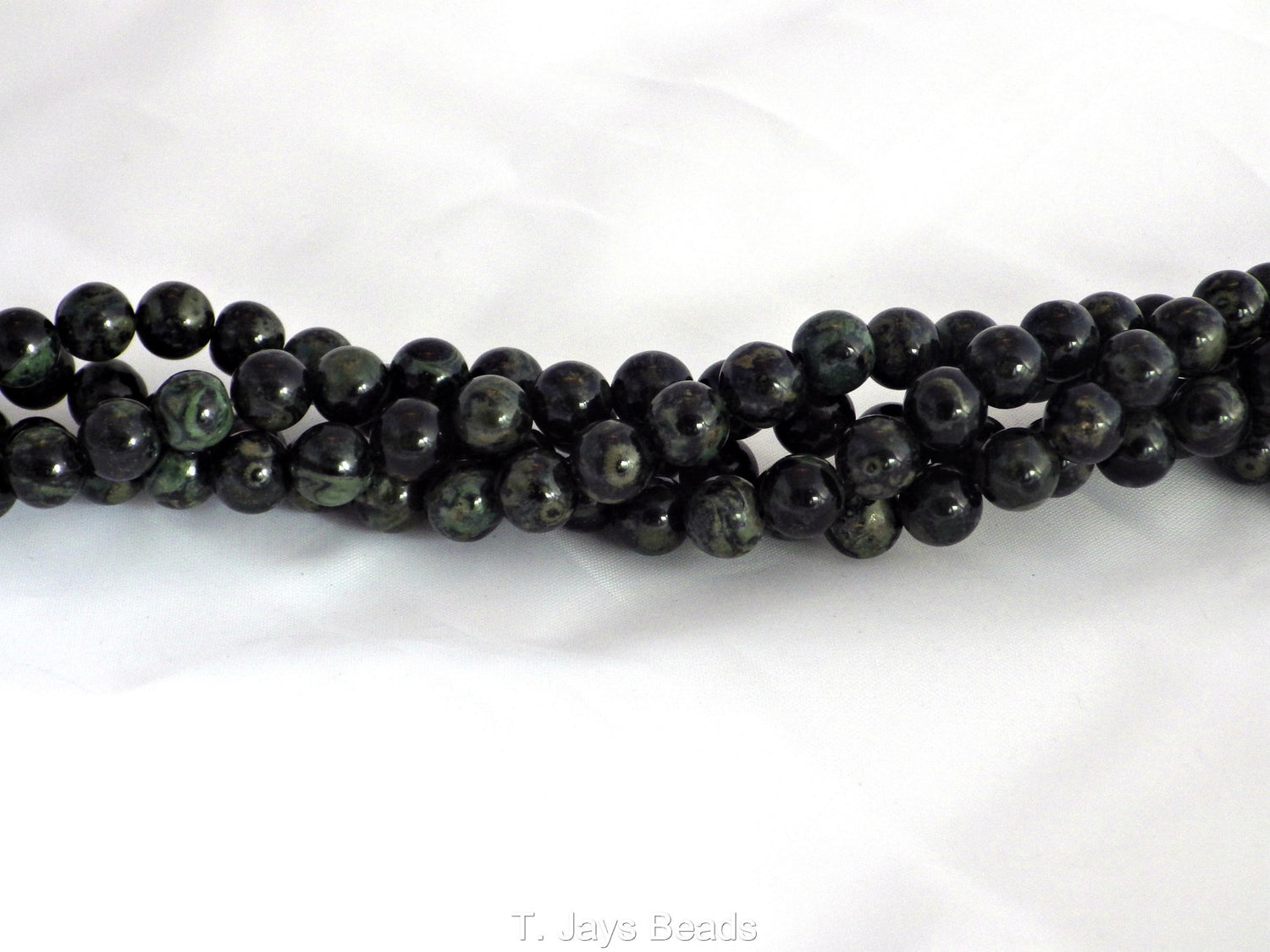 Kambaba Jasper Beads | Round Beads | 6mm