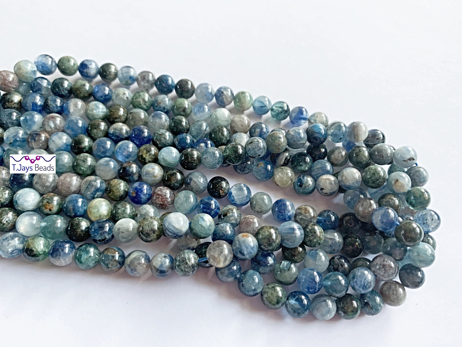 Blue Kyanite (Natural Colour) | Round Beads | 8mm