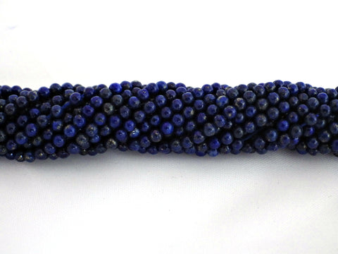 2mm Lapis Lazuli Beads - A Grade