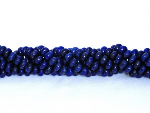 Lapis Lazuli Rondelle Beads - 5x8mm