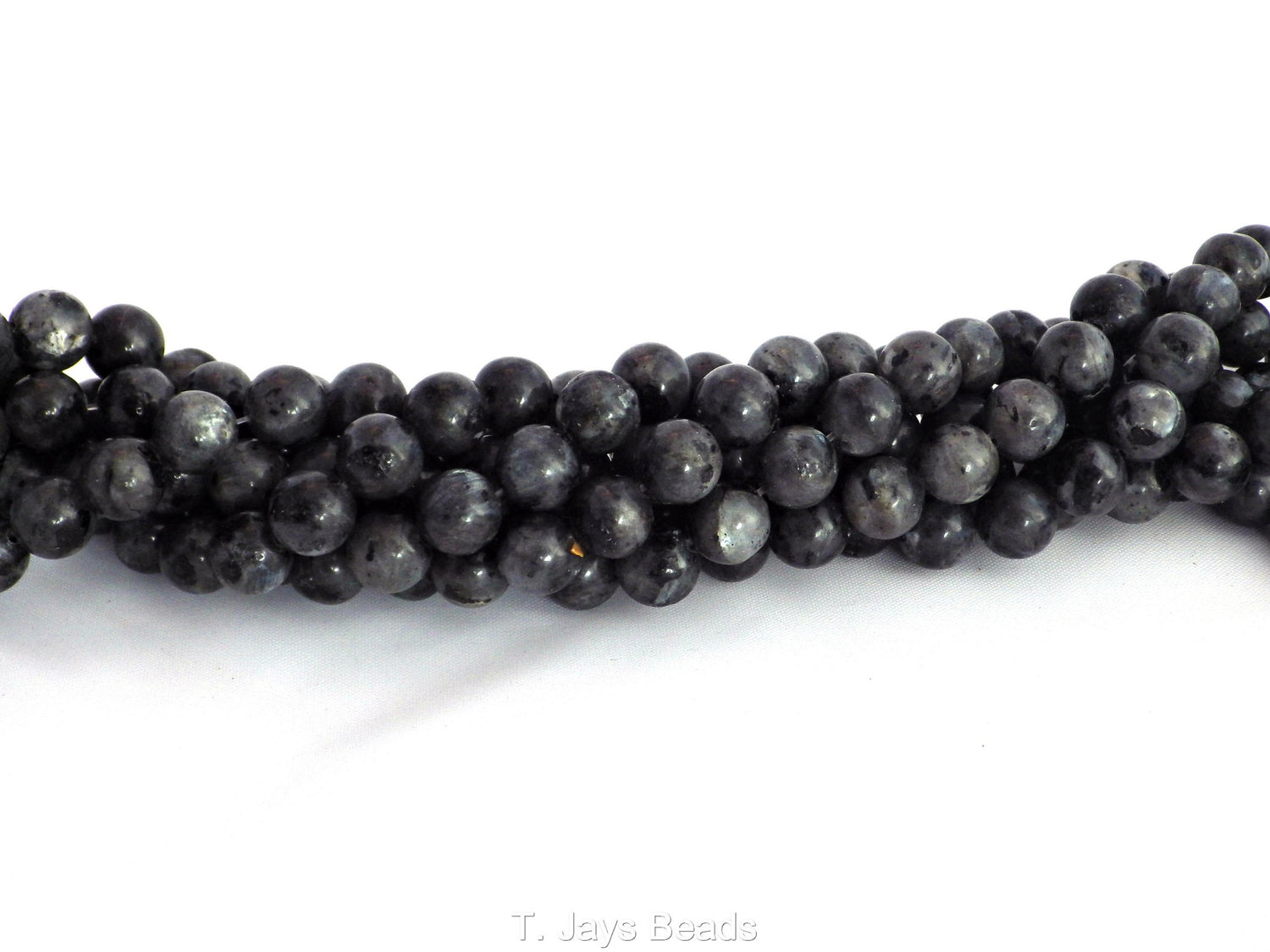 Larvikite | Round Beads | 4mm