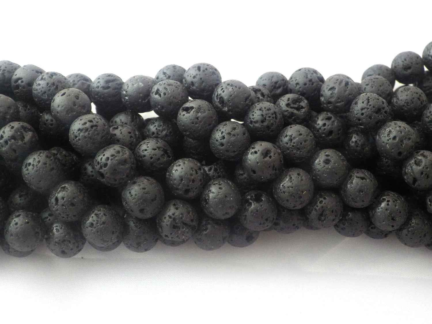 Lava Rock Stone | Round Beads | 8mm