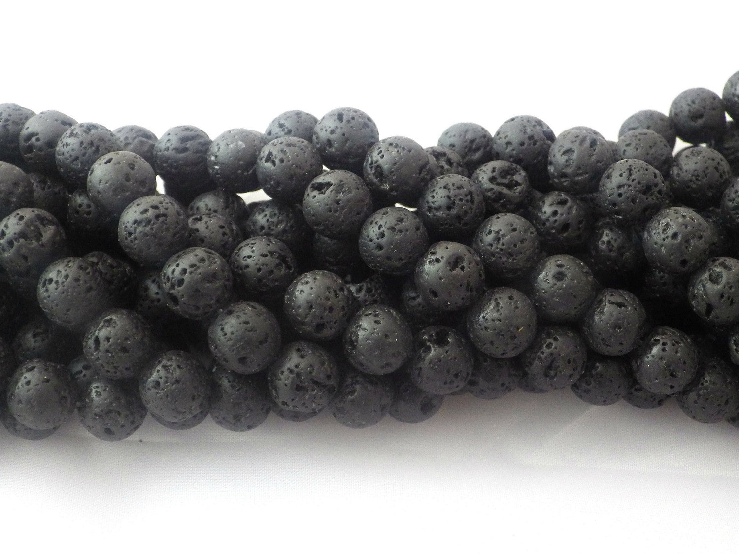 Lava Rock Stone | Round Beads | 6mm