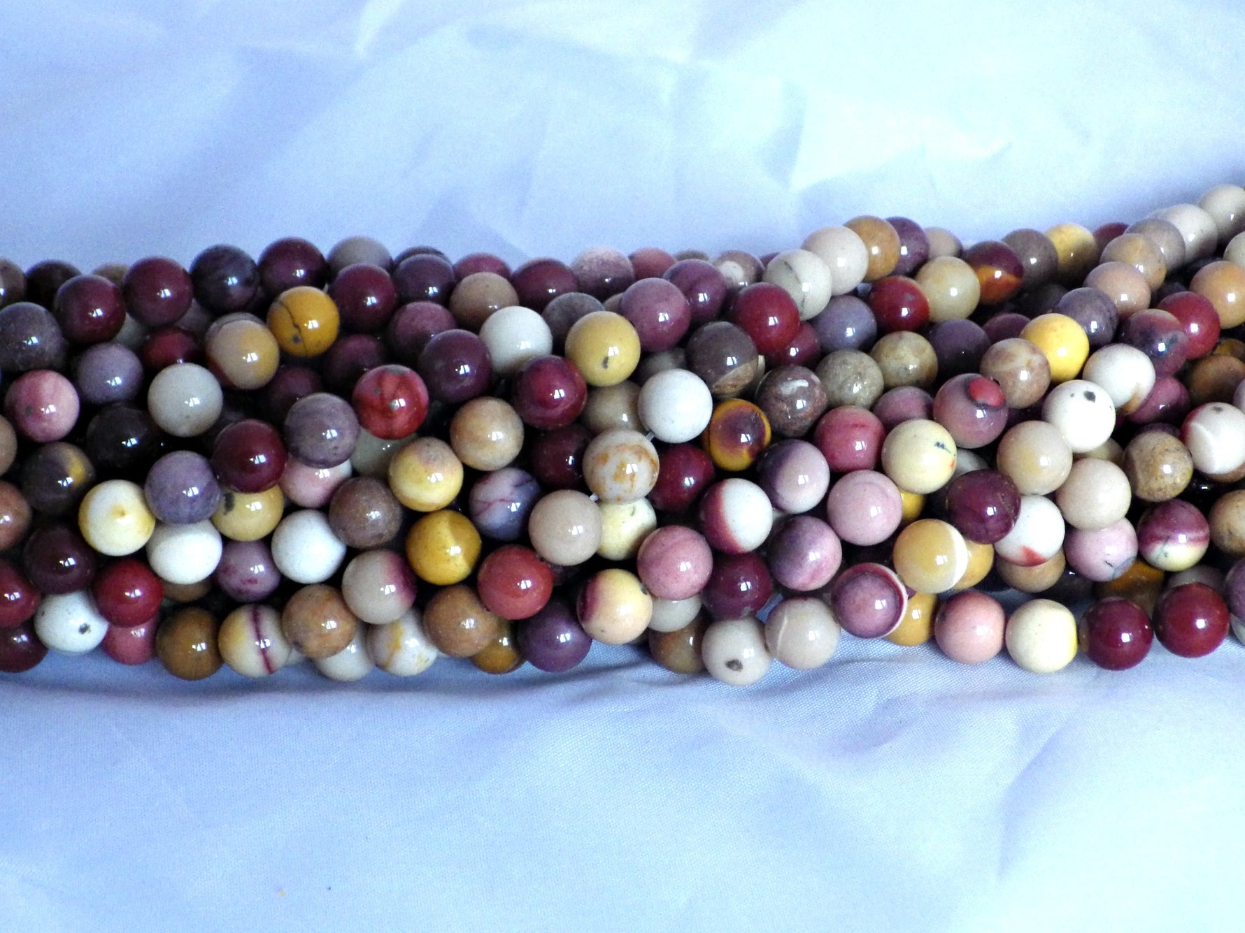 8mm Mookaite round beads