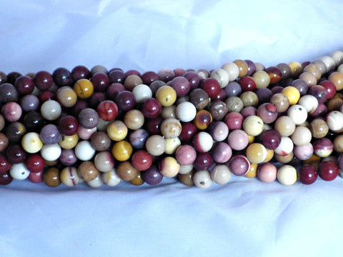 8mm Mookaite round beads
