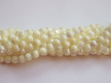 6mm White Mother of Pearl Beads