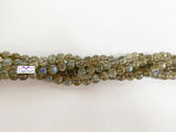 6mm Natural Grey Labradorite Round Beads - AA Grade