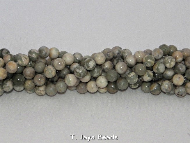 Peace Jade Round Beads - 8mm