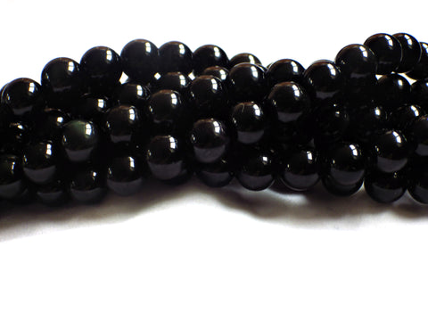 6mm Rainbow Obsidian Round Beads