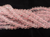 Rose Quartz Rondelle Beads - 5 x 8mm