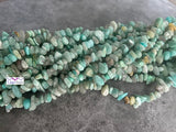 Russian Amazonite Chip Beads - 33" Strand