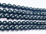 8mm Shungite Round Beads