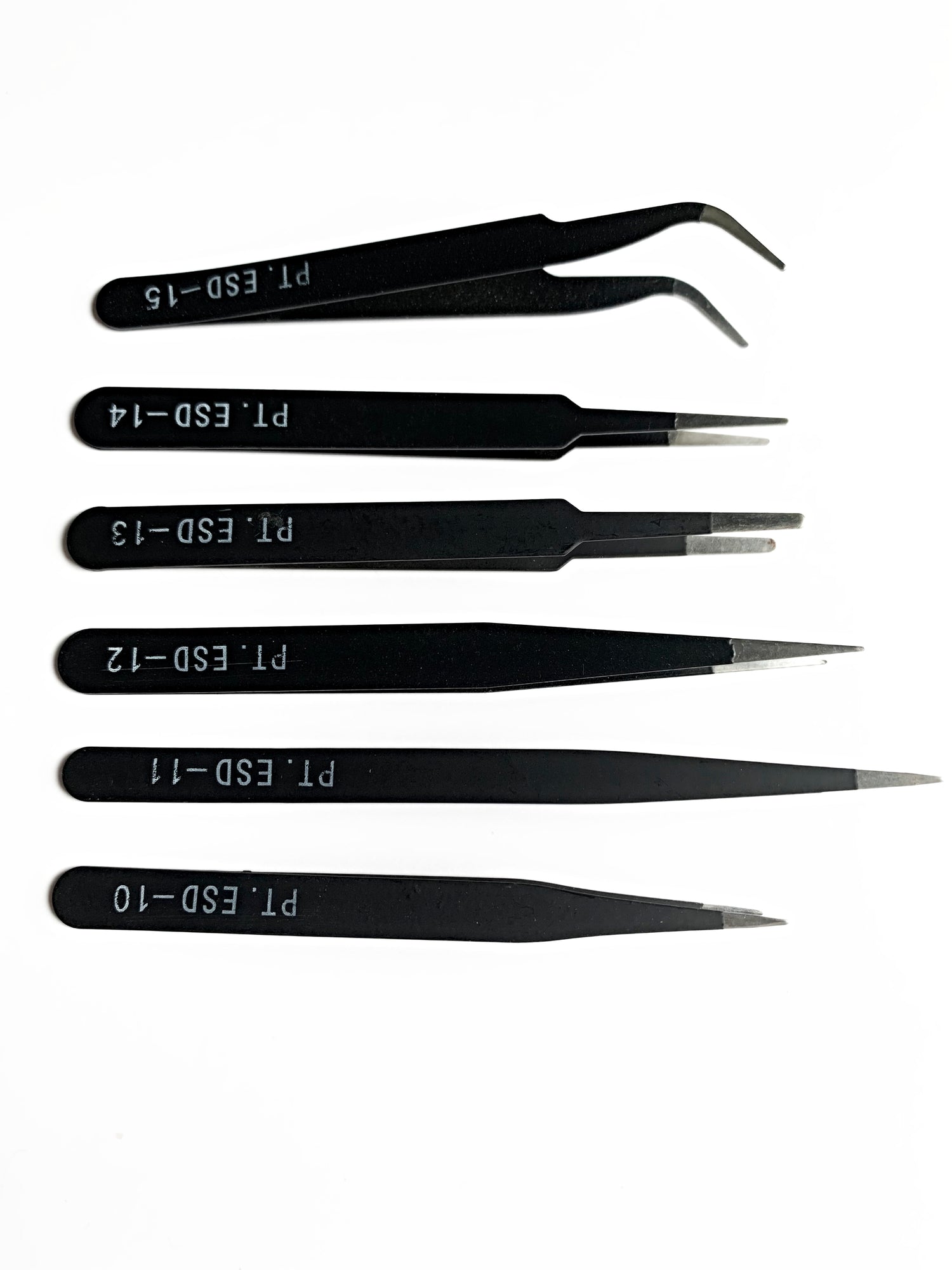 Iron Beading 6 Tweezers Set